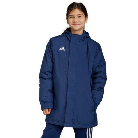 Kurtka dla dzieci adidas Entrada 22 Stadium niebieska IB6079 116cm Adidas teamwear