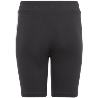 Spodenki dla dzieci adidas Essentials 3-Stripes Cotton Bike Tights czarne IC3628 140cm Adidas