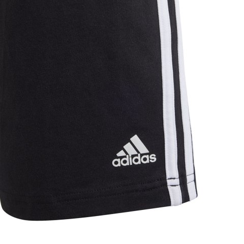 Spodenki dla dzieci adidas Essentials 3-Stripes Knit czarne HY4714 128cm Adidas