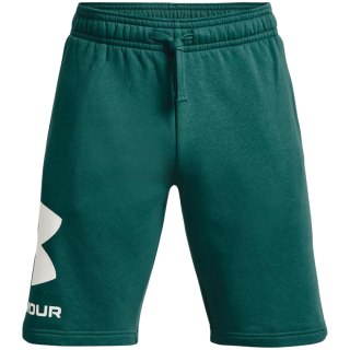 Spodenki męskie Under Armour Rival FLC Big Logo Shorts zielone 1357118 722 S Under Armour