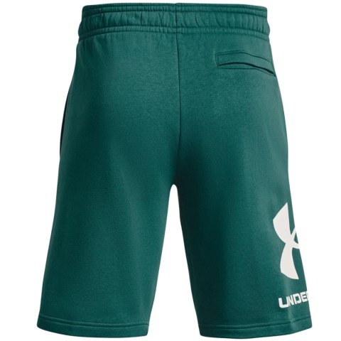 Spodenki męskie Under Armour Rival FLC Big Logo Shorts zielone 1357118 722 S Under Armour