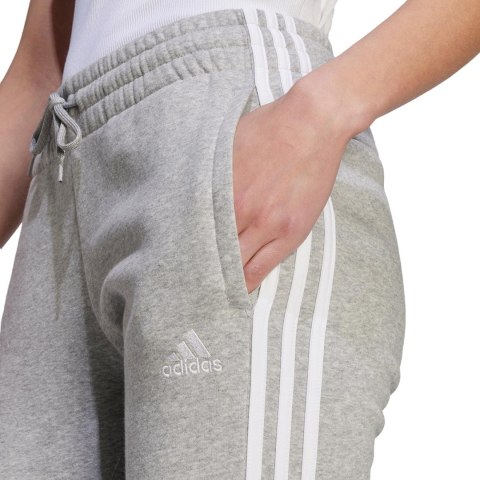 Spodnie damskie adidas Essentials 3-Stripes Fleece szare IL3282 L Adidas