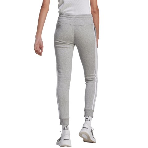 Spodnie damskie adidas Essentials 3-Stripes Fleece szare IL3282 M Adidas