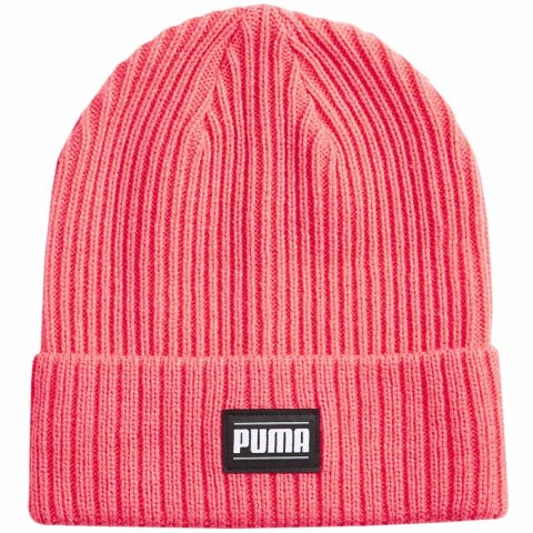 Czapka Puma Ribbed Classic Cuff Beanie różowa 024038 08 Senior Puma