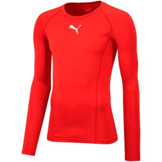 Koszulka męska Puma Liga Baselayer Tee LS czerwona 655920 01 S Puma