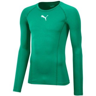 Koszulka męska Puma Liga Baselayer Tee LS zielona 655920 05 M Puma