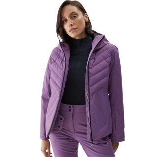 Kurtka narciarska damska 4F F122 ciemny fiolet 4FAW23TJACF122 50S M 4F