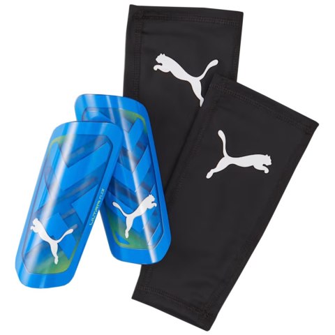 Ochraniacze piłkarskie Puma Ultra Flex Sleeve niebieskie 030871 06 L Puma