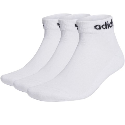 Skarpety adidas Linear Ankle Socks Cushioned Socks 3p białe HT3457 37-39 Adidas