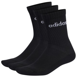 Skarpety adidas Linear Crew Cushioned Socks 3P czarne IC1301 43-45 Adidas