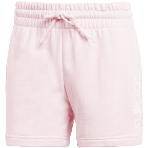 Spodenki damskie adidas Essentials Linear French Terry różowe IC6877 L Adidas