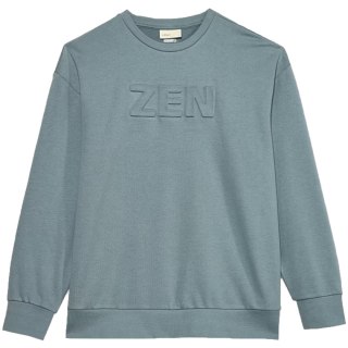 Bluza męska Outhorn M0755 morska zieleń OTHAW23TSWSM0755 46S L Outhorn