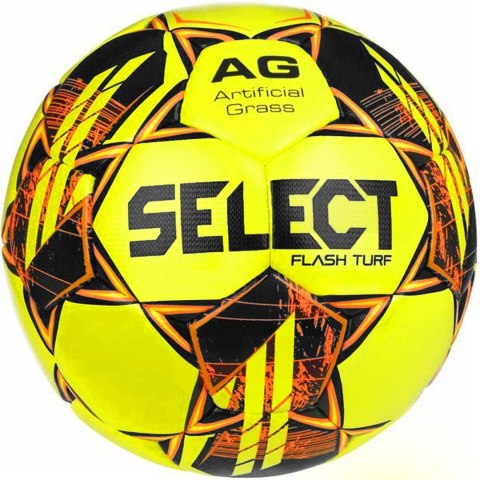 Piłka nożna Select Flash Turf v23 żółto-pomarańczowa 17856 5 Select