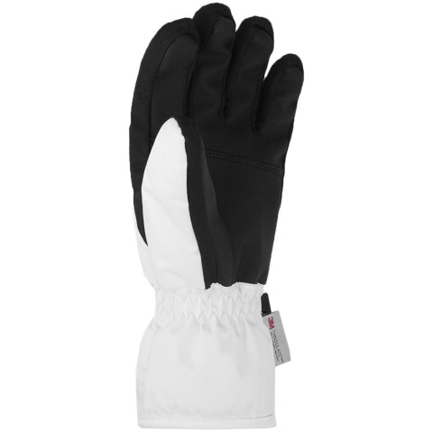 Rękawice narciarskie damskie 4F FNK F106 białe 4FWAW23AFGLF106 10S XL 4F