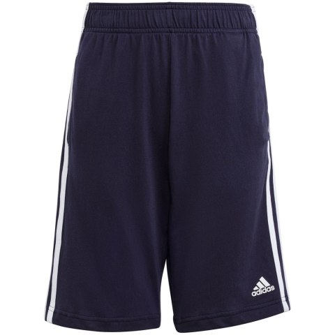 Spodenki dla dzieci adidas Essentials 3-Stripes Knit granatowe HY4717 140cm Adidas