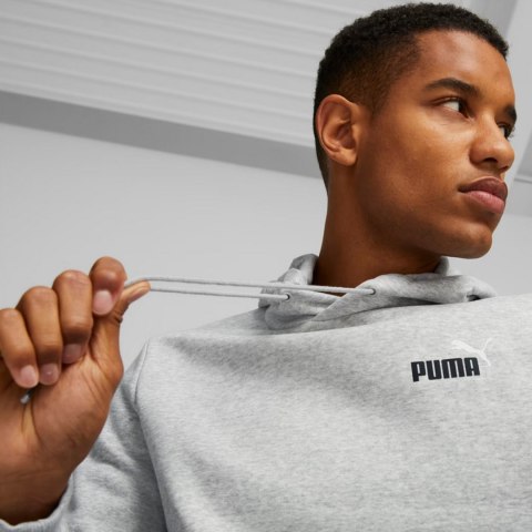 Bluza męska Puma ESS+ 2 Col Small Logo Hoodie FL szara 674471 04 Puma