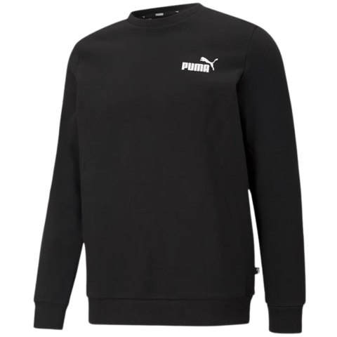Bluza męska Puma ESS Small Logo Crew FL czarna 586682 01 Puma Bluza męska Puma ESS Small Logo Crew FL czarna 586682 01 Puma
