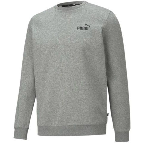 Bluza męska Puma ESS Small Logo Crew FL szara 586682 03 Puma Bluza męska Puma ESS Small Logo Crew FL szara 586682 03 Puma