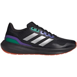 Buty męskie adidas Runfalcon 3 TR czarno-zielono-fioletowe HP7570 Adidas