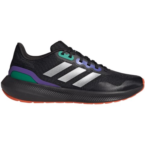 Buty męskie adidas Runfalcon 3 TR czarno-zielono-fioletowe HP7570 Adidas Buty męskie adidas Runfalcon 3 TR czarno-zielono-fioletowe HP7570 Adidas