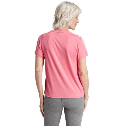 Koszulka damska adidas Aeroready Train Essentials 3-Stripes Tee różowa HZ5688 Adidas