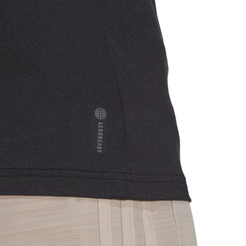 Koszulka damska adidas Aeroready Train Essentials Minimal Branding V-Neck Tee czarna HN5543 Adidas Koszulka damska adidas Aeroready Train Essentials Minimal Branding V-Neck Tee czarna HN5543 Adidas