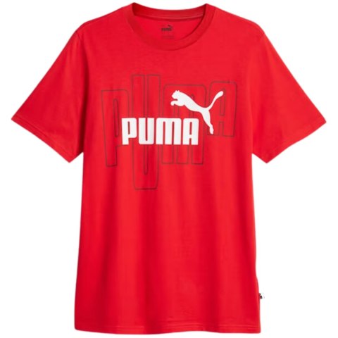 Koszulka męska Puma Graphics No. 1 Logo Tee All Time czerwona 677183 11 Puma Koszulka męska Puma Graphics No. 1 Logo Tee All Time czerwona 677183 11 Puma