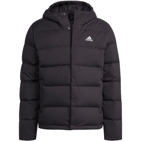 Kurtka męska adidas Helionic Hooded Down czarna HG8751 Adidas
