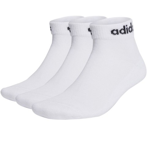 Skarpety adidas Linear Ankle Socks Cushioned Socks 3p białe HT3457 Adidas
