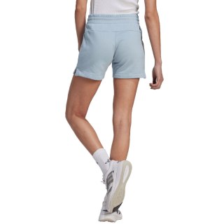 Spodenki damskie adidas Essentials Linear French Terry błękitne IL3355 Adidas