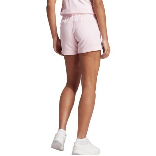 Spodenki damskie adidas Essentials Linear French Terry różowe IC6877 Adidas