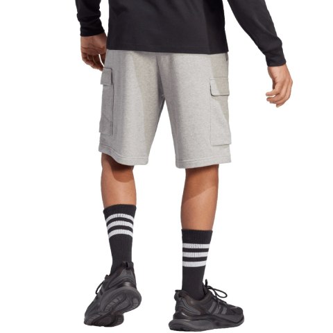 Spodenki męskie adidas Essentials French Terry Cargo szare HA4340 Adidas