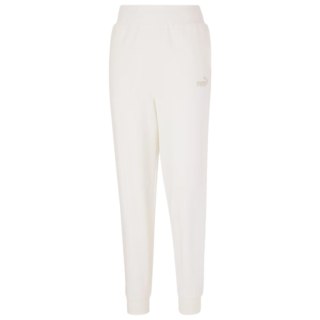 Spodnie damskie Puma ESS+ Embroidery High-Waist Pants FL kremowe 670007 99 Puma
