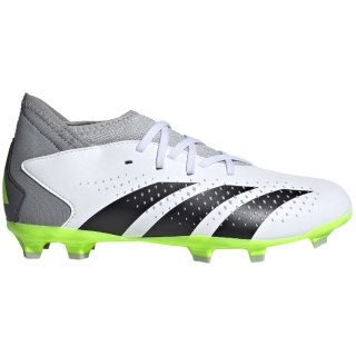 Buty piłkarskie dla dzieci adidas Predator Accuracy.3 FG biało-szare IE9504 28 Adidas