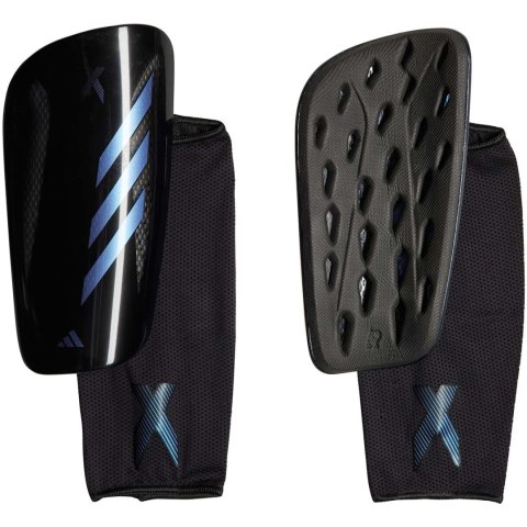 Ochraniacze piłkarskie adidas X League czarno-niebieskie IA0843 L Adidas
