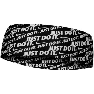 Opaska na głowę Nike Dri-Fit Fury czarno-biała N1003619010OS Nike