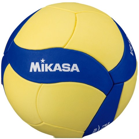 Piłka siatkowa Mikasa VS123W SL żółto-niebieska 5 Mikasa