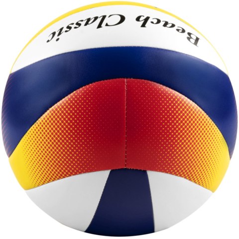 Piłka siatkowa plażowa Mikasa Beach Classic biało-żółto-niebieska BV552C-WYBR 5 Mikasa