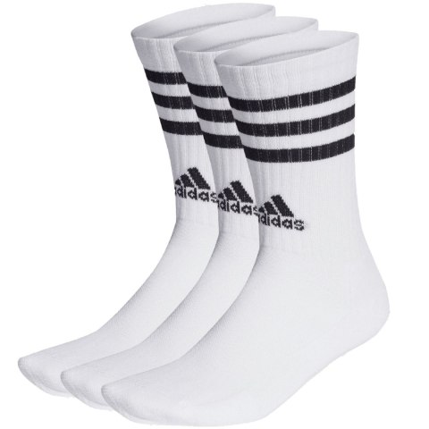 Skarpety adidas 3-Stripes Cushioned Crew Socks 3P białe HT3458 40-42 Adidas