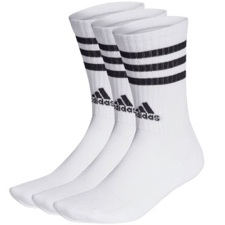 Skarpety adidas 3-Stripes Cushioned Crew Socks 3P białe HT3458 43-45 Adidas