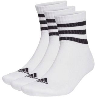 Skarpety adidas 3-Stripes Cushioned Sportswear Mid-Cut Socks 3P białe HT3456 40-42 Adidas