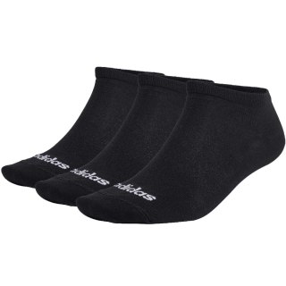 Skarpety adidas Thin Linear Low-Cut Socks 3P czarne IC1299 43-45 Adidas