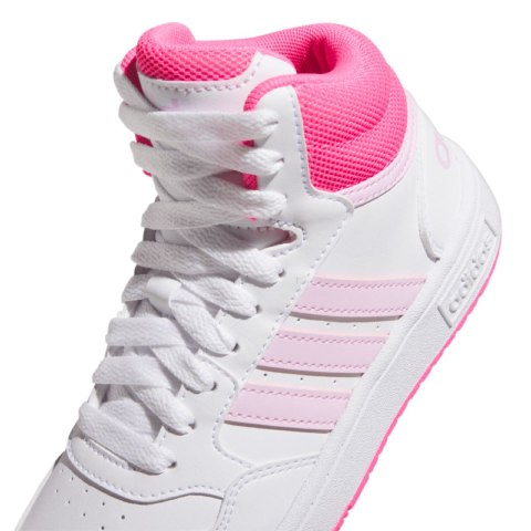 Buty dla dzieci adidas Hoops Mid biało-różowe IF2722 38 2/3 Adidas