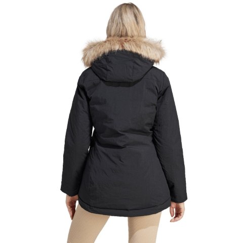 Kurtka damska adidas Parka Hooded Fur czarna IJ8260 M Adidas