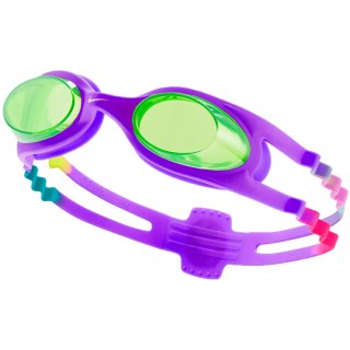 Okulary pływackie Nike Os Chrome Junior 3-6 lat fioletowo-różowe NESSD166-593 Nike