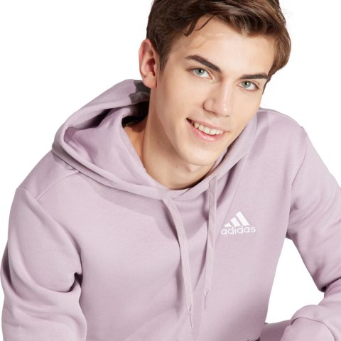Bluza męska adidas Essentials Fleece Hoodie fioletowa IN0328 L Adidas