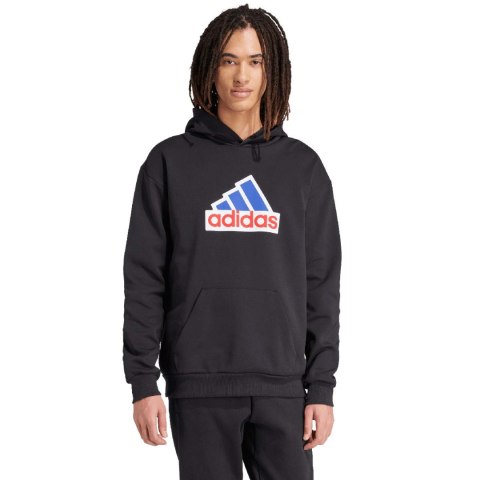 Bluza męska adidas FI BOS HD OLY czarna IS3233 S Adidas