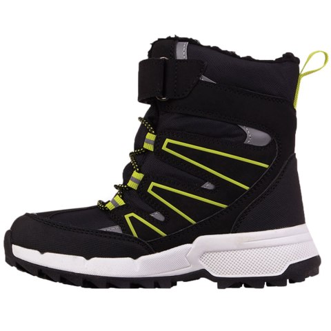 Buty dla dzieci Kappa Floki Tex czarno-limonkowe 260975K 1133 30 Kappa