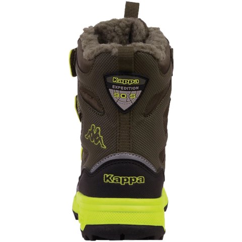 Buty dla dzieci Kappa Vipos Tex zielono-czarne 260902K 3133 31 Kappa