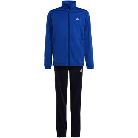 Dres dla dzieci adidas Essentials Big Logo Track Suit niebiesko-czarny HR6408 152cm Adidas